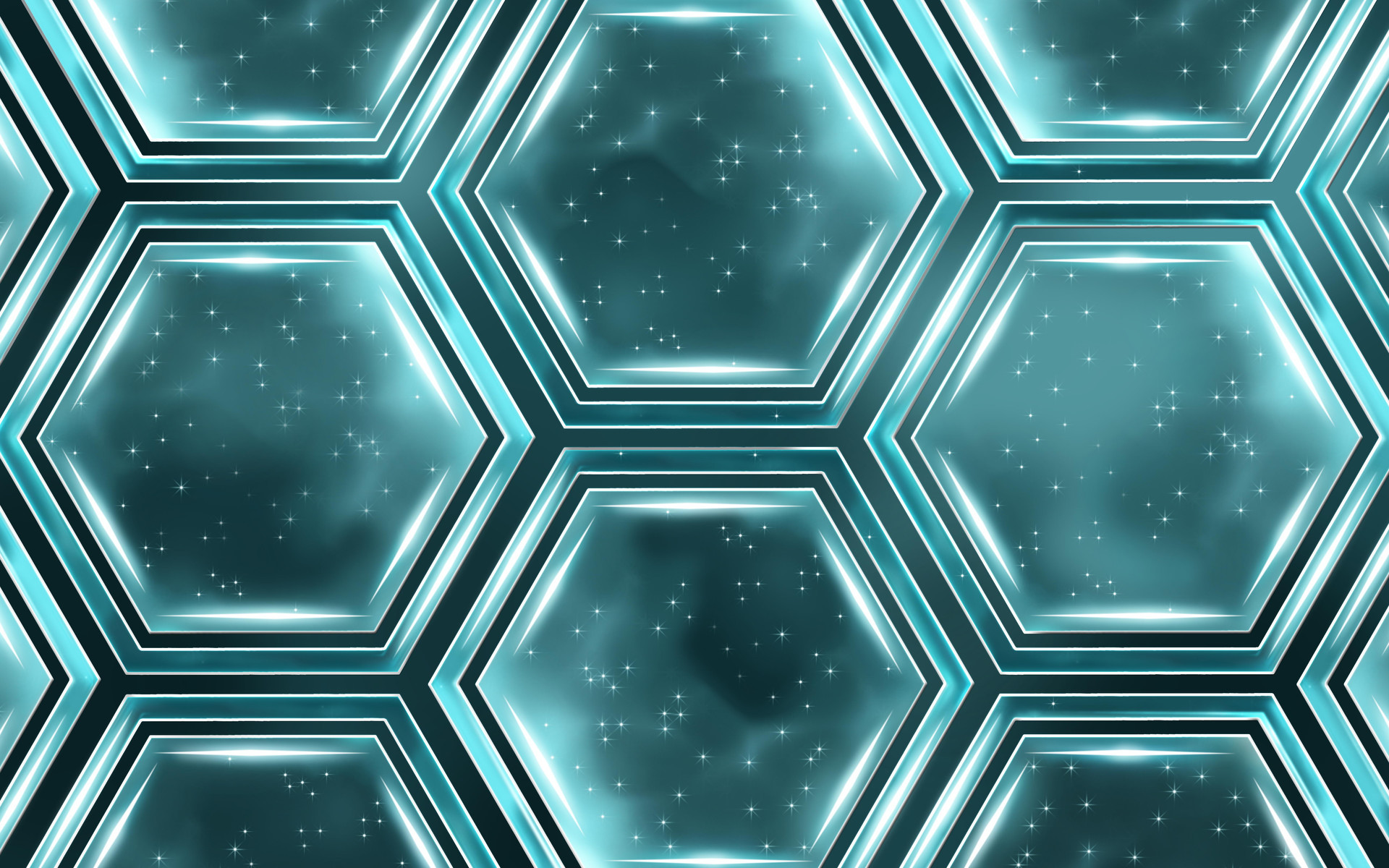 Обои шестигранник, бирюзовый, hexagon, turquoise разрешение 1920x1200 Загрузить