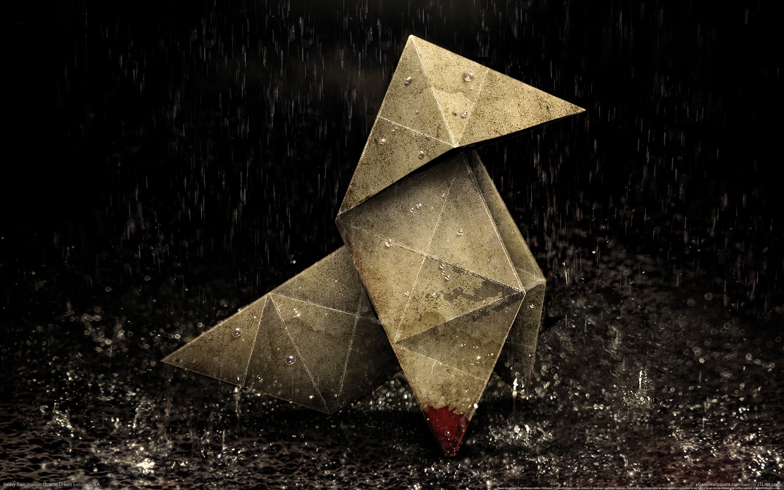 Обои оригами, heavy rain, quantic dream, origami разрешение 2560x1600 Загрузить