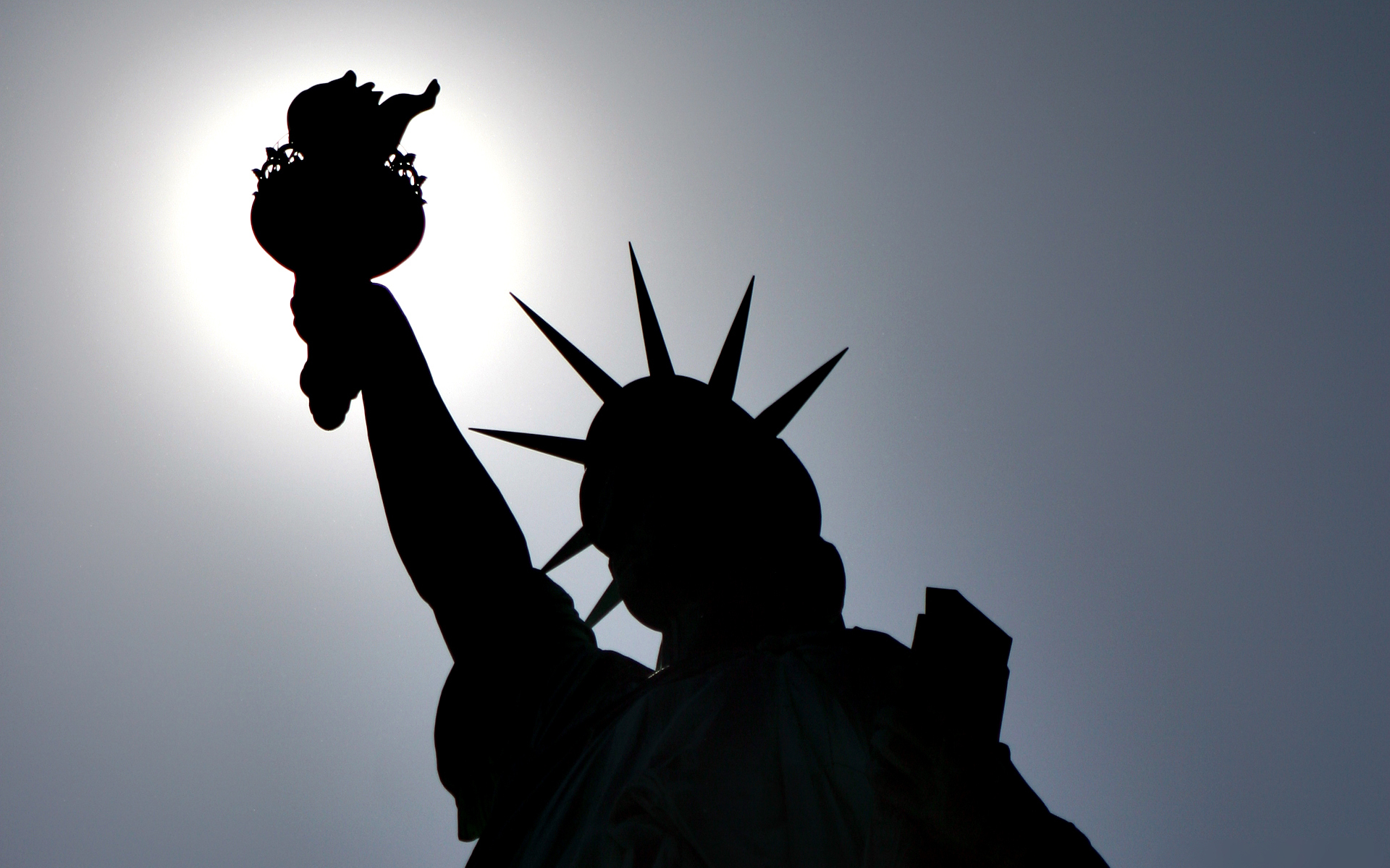 Обои города, америка, сша, нью-йорк, символы, статуя свободы, памятники, city, america, usa, new york, characters, the statue of liberty, monuments разрешение 1920x1200 Загрузить
