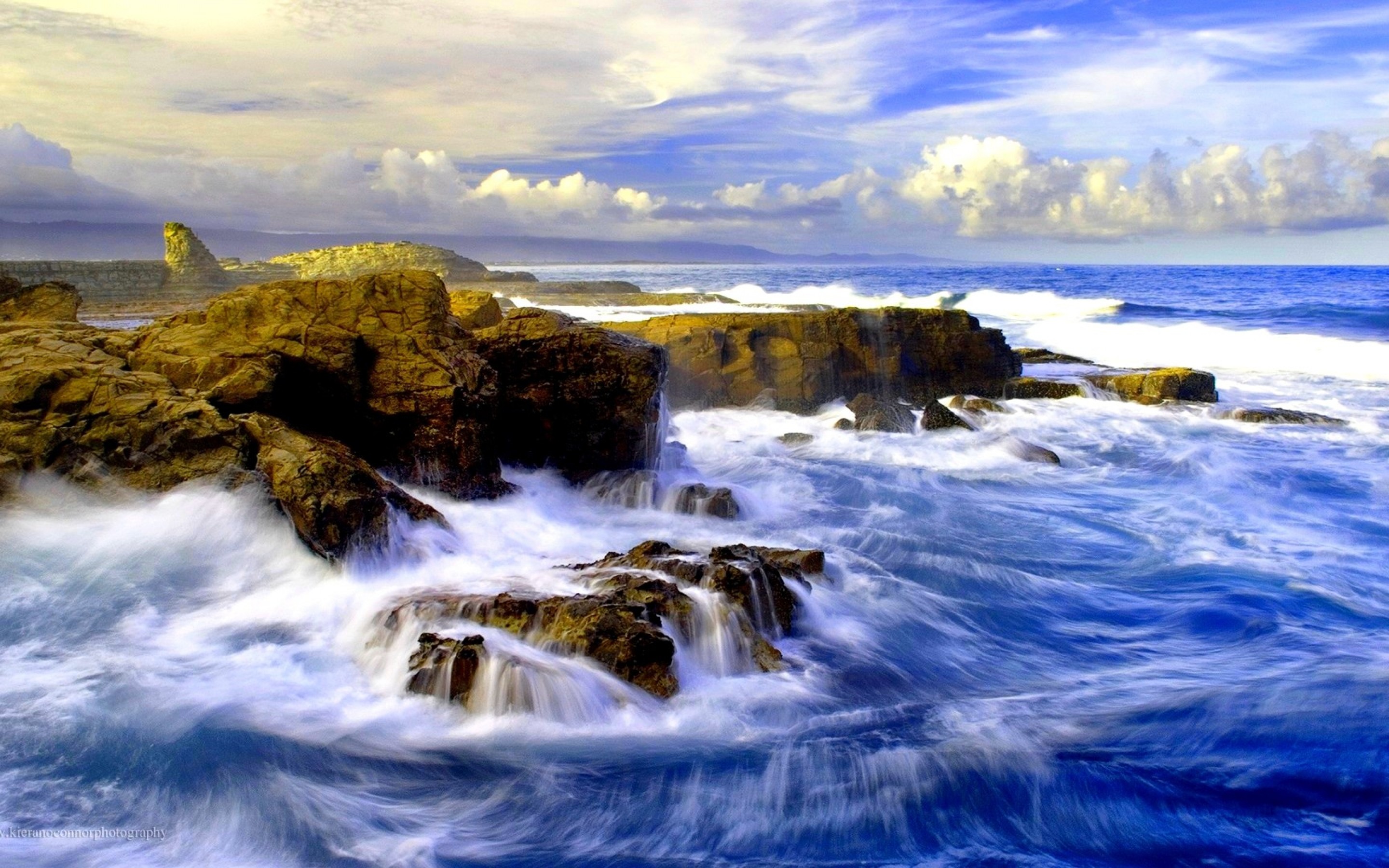 Обои камни, море, прибой, stones, sea, surf разрешение 2880x1800 Загрузить