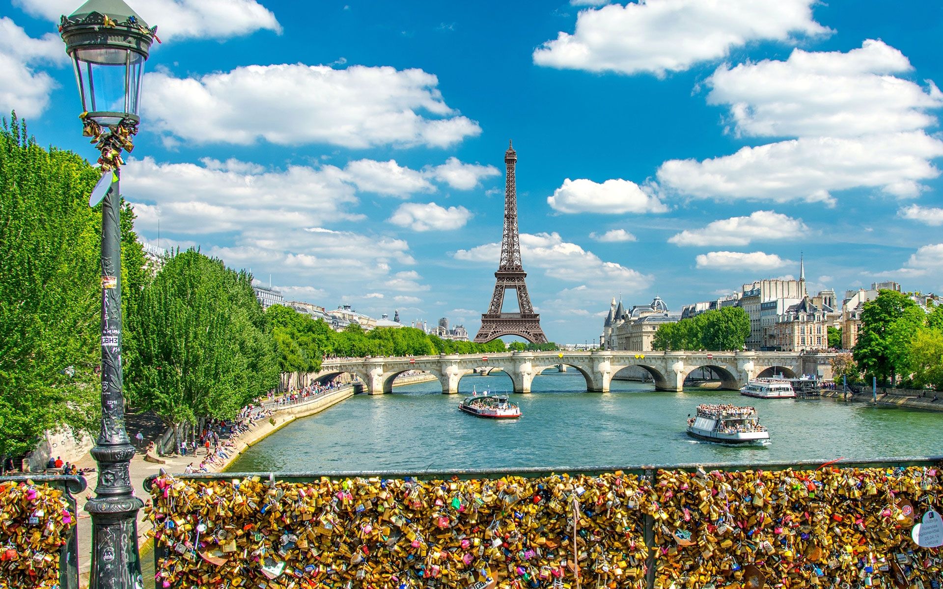 Обои река, мост, париж, франция, эйфелева башня, сена, river, bridge, paris, france, eiffel tower, hay разрешение 1920x1200 Загрузить