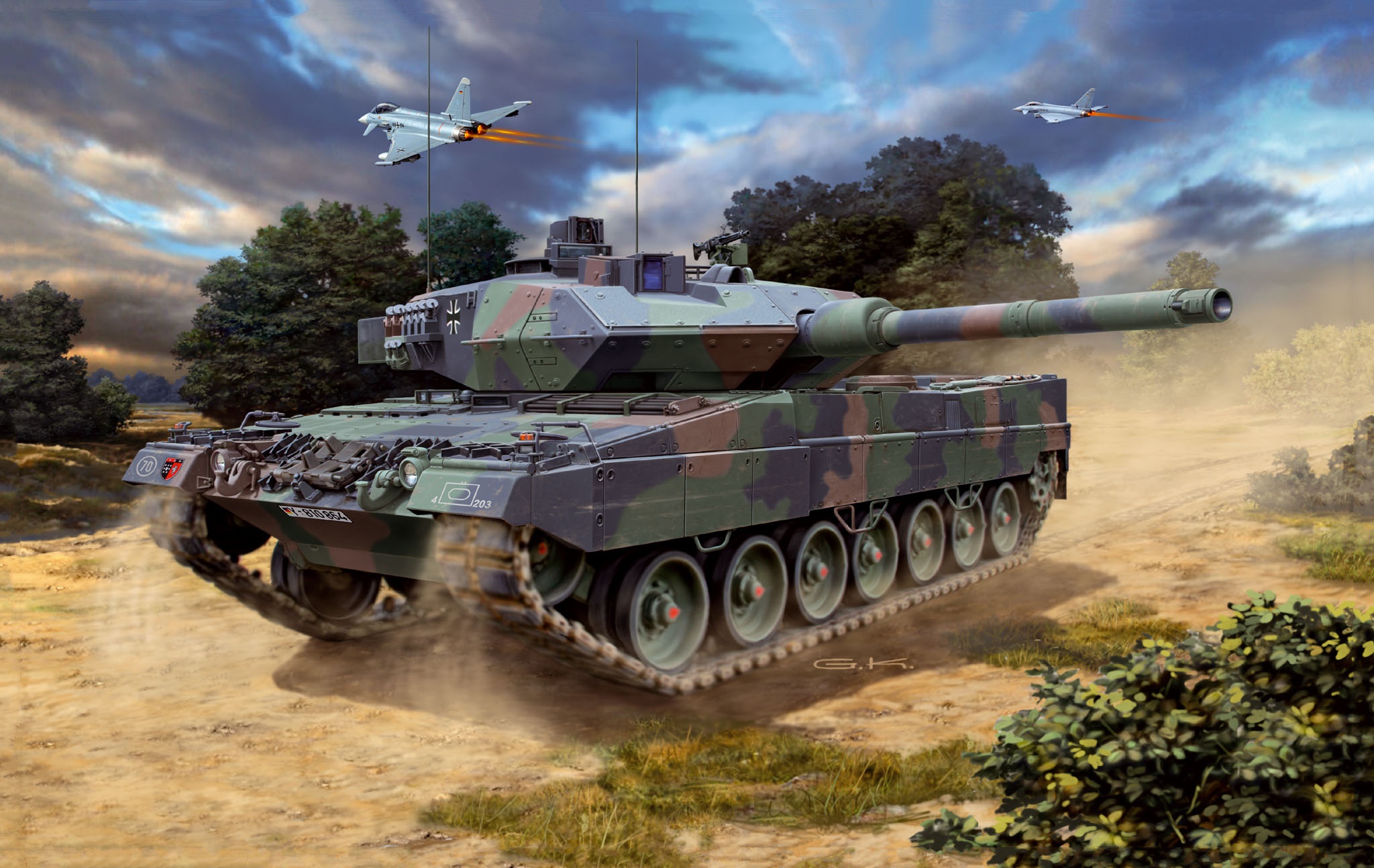 Обои бак, bundeswehr, leopard 2a6_a6m, german main battele игра, tank, german main battele game разрешение 2048x1294 Загрузить