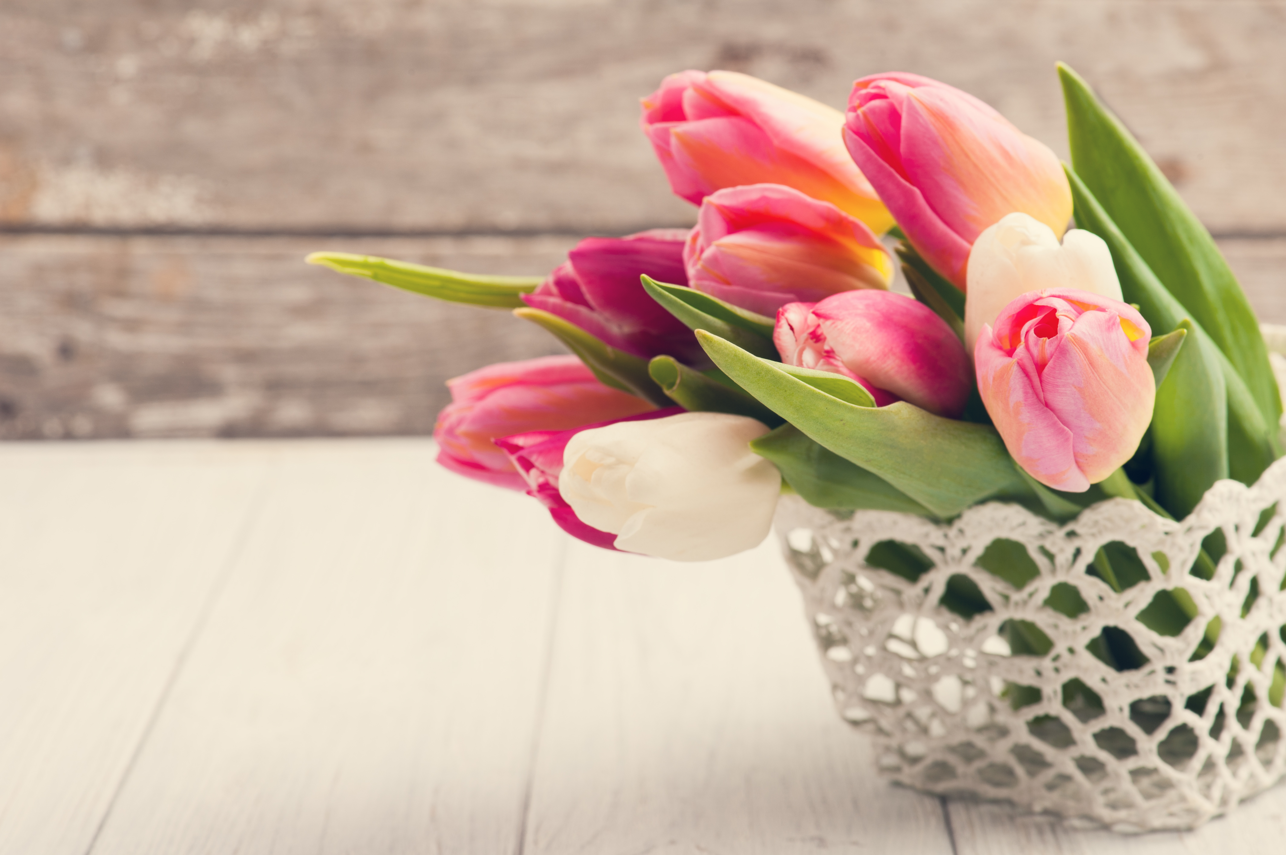 Обои букет, тюльпаны, корзинка, irina bort, bouquet, tulips, basket разрешение 4256x2832 Загрузить