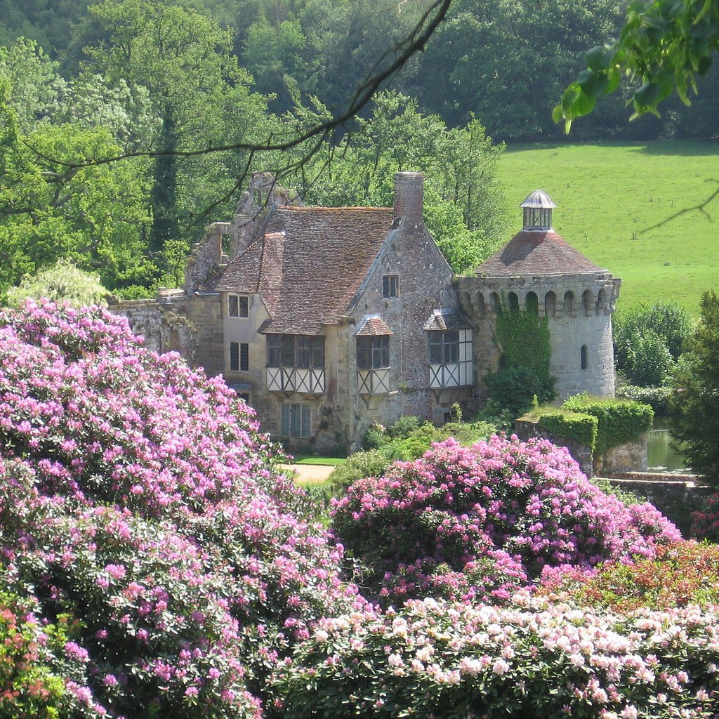 Обои цветы, зелень, лето, замок, flowers, greens, summer, castle разрешение 2272x1704 Загрузить