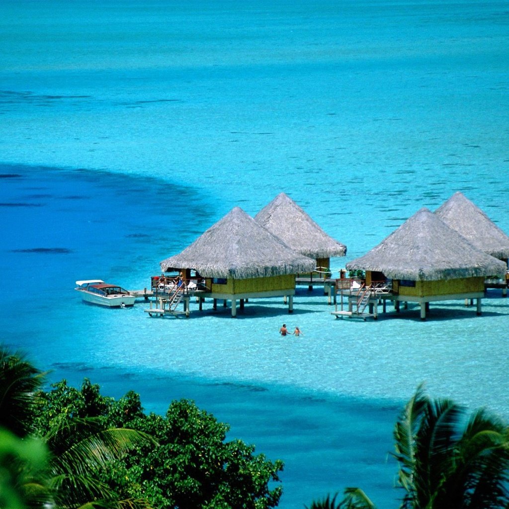 Обои бунгало, тропики, мальдивы, bungalow, tropics, the maldives разрешение 2560x1920 Загрузить