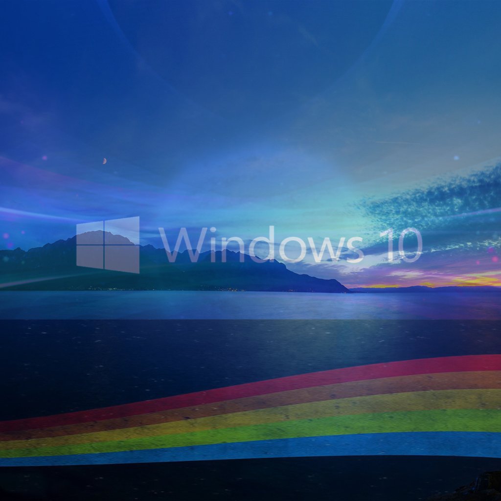 Обои блики, фотошоп, эффекты, windows 10, glare, photoshop, effects разрешение 1920x1080 Загрузить