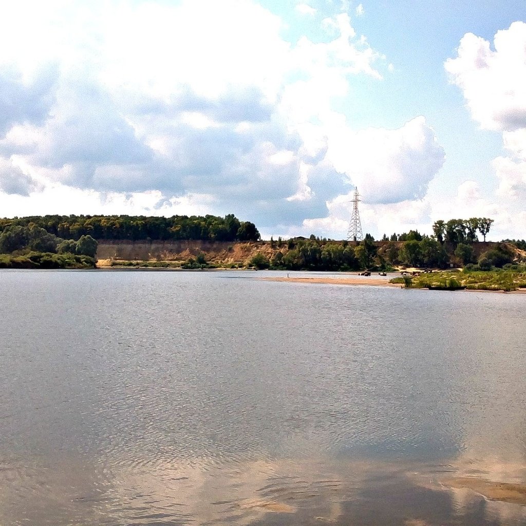 Обои облака, река, лес, clouds, river, forest разрешение 1920x1080 Загрузить