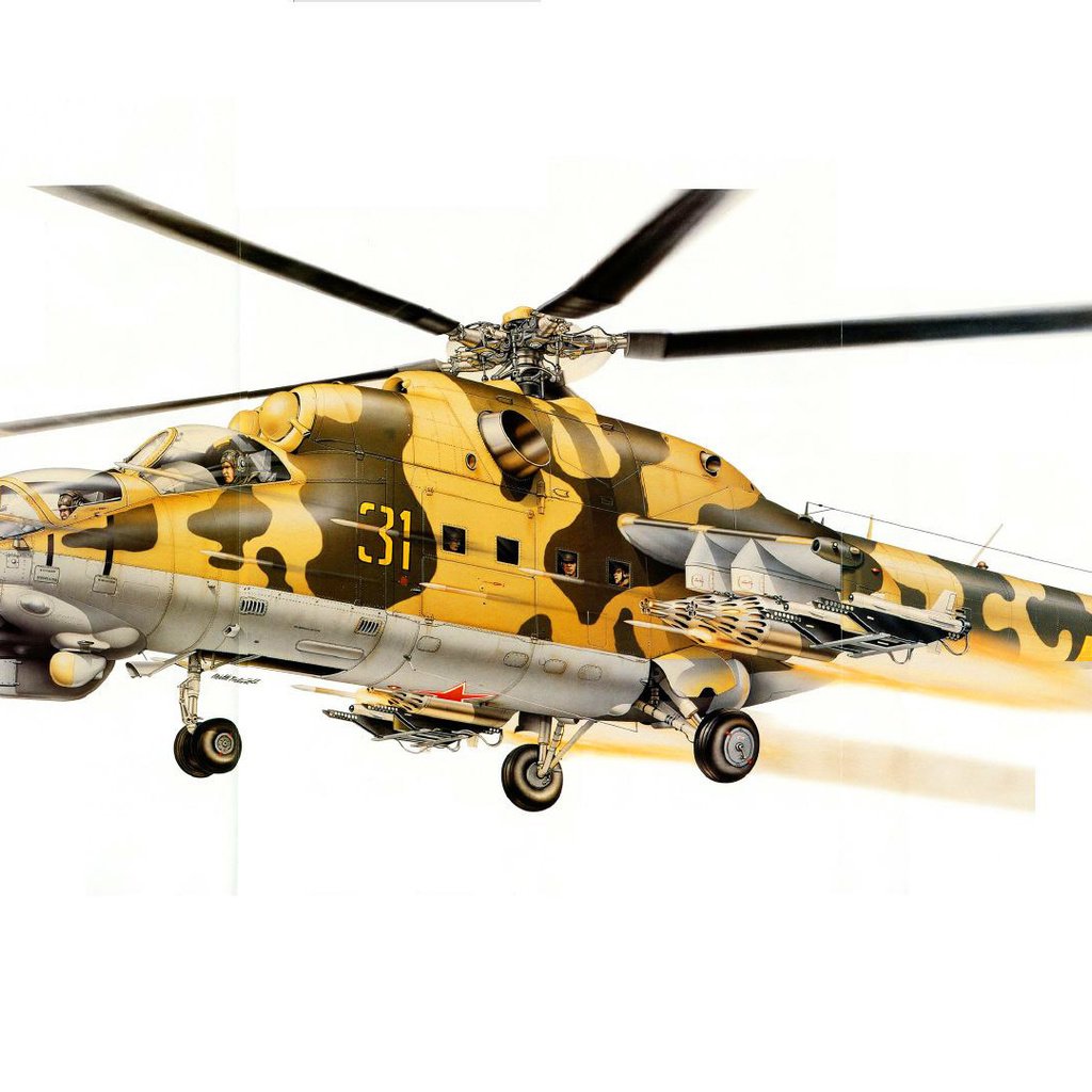 Обои рисунок, ссср, вертолет, ми-24, figure, ussr, helicopter, mi-24 разрешение 1920x1080 Загрузить