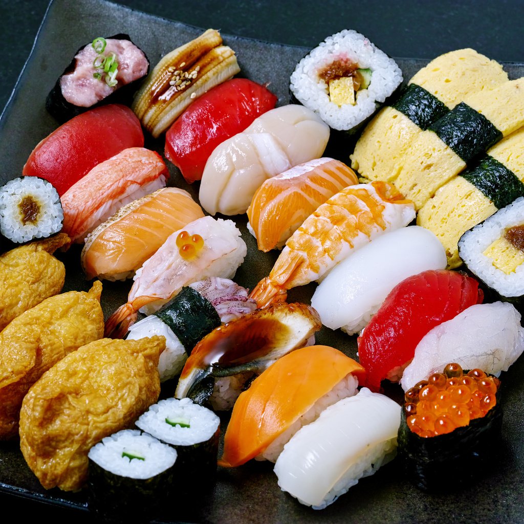 Обои рыба, суши, морепродукты, блюдо, ролы, fish, sushi, seafood, dish, rolls разрешение 2048x1365 Загрузить