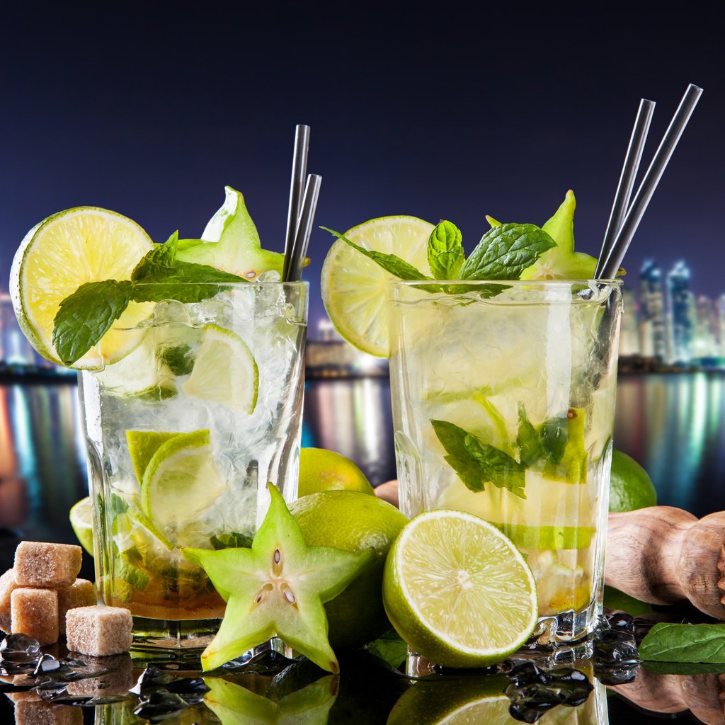 Обои мята, напиток, лёд, лайм, коктейль, мохито, mint, drink, ice, lime, cocktail, mojito разрешение 5616x3744 Загрузить