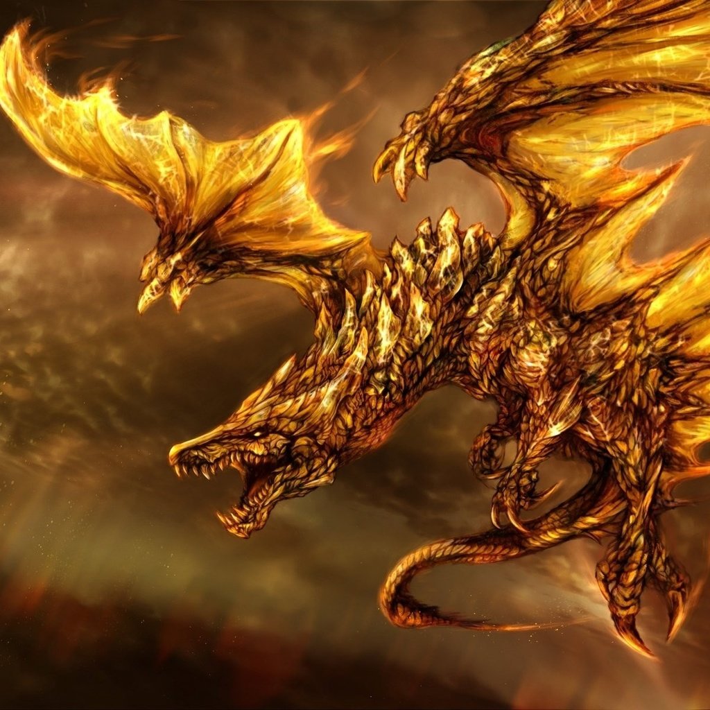 Обои арт, фантастика, дракон, огонь, крылья, art, fiction, dragon, fire, wings разрешение 1920x1200 Загрузить