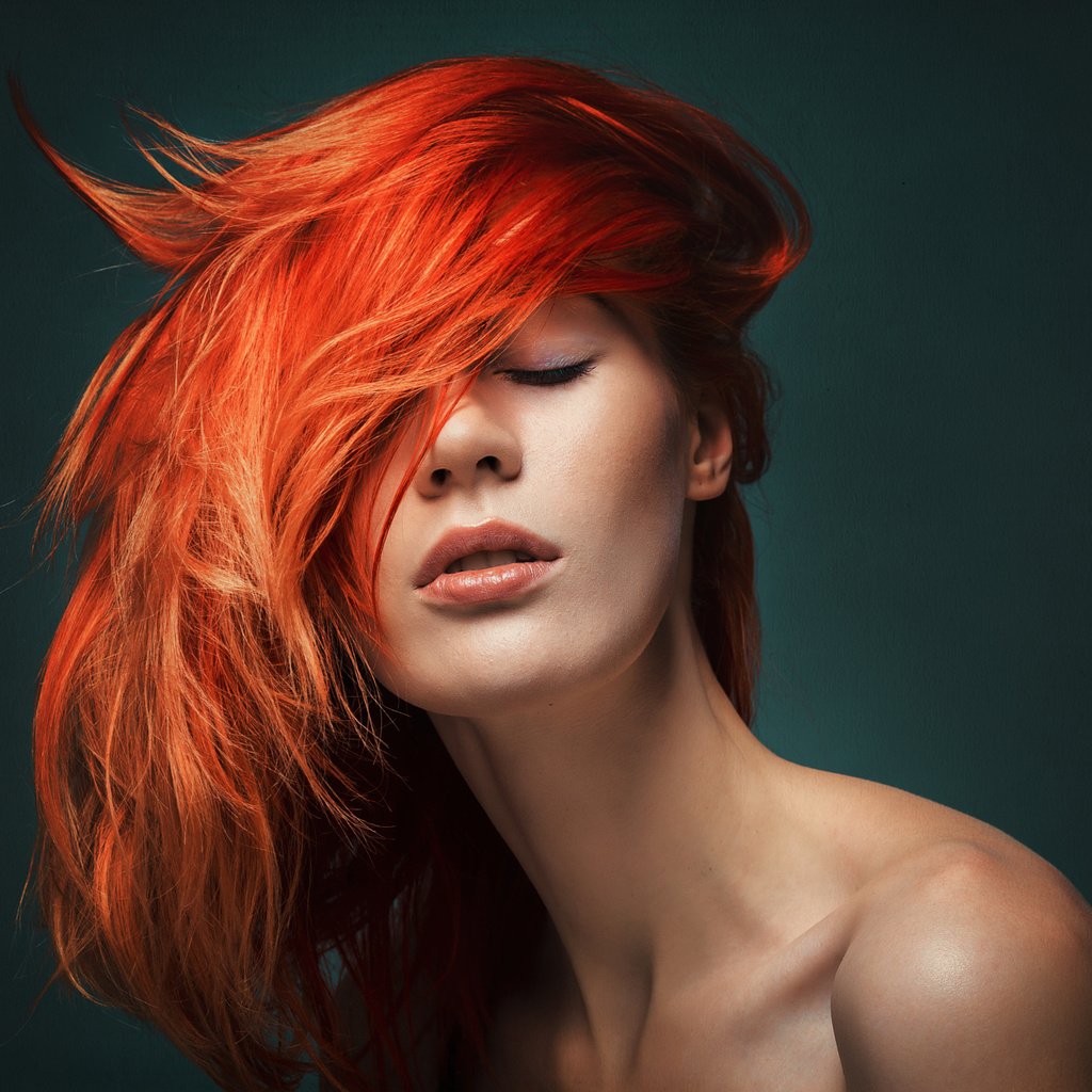 Обои девушка, красные, волосы, губы, лицо, agata, girl, red, hair, lips, face разрешение 2048x1366 Загрузить