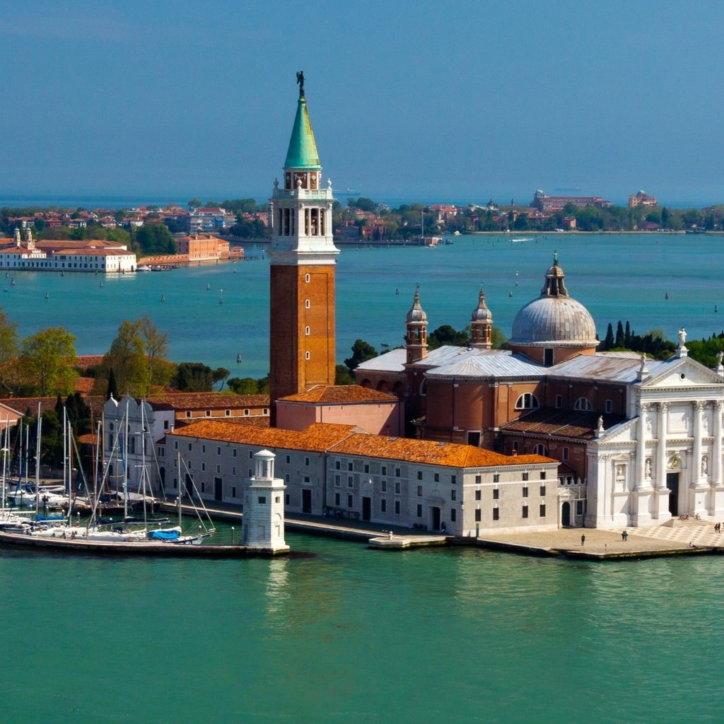 Обои город, венеция, италия, остров, сан-джорджо-маджоре, the city, venice, italy, island, san giorgio maggiore разрешение 3840x2160 Загрузить