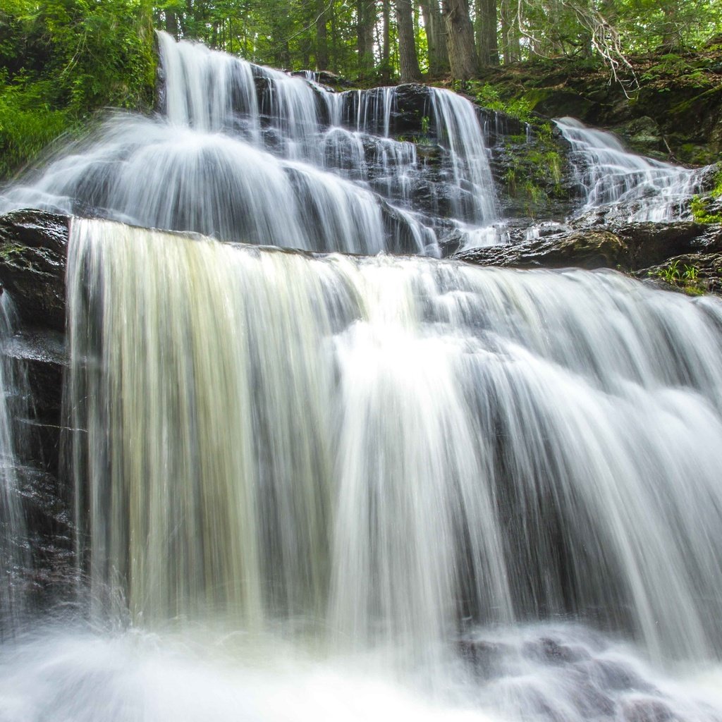 Обои вода, водопад, поток, water, waterfall, stream разрешение 3600x2400 Загрузить