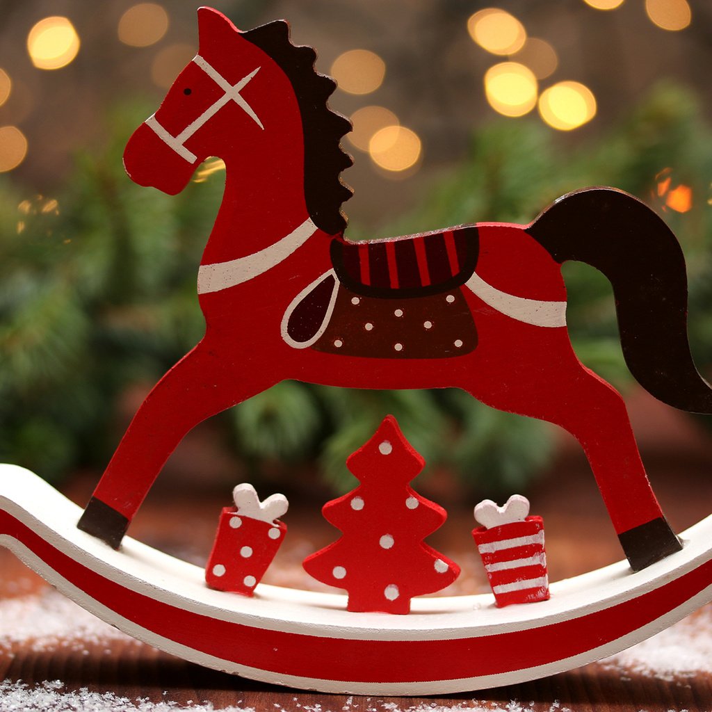 Обои новый год, елка, рождество, лошадка, new year, tree, christmas, horse разрешение 1920x1200 Загрузить