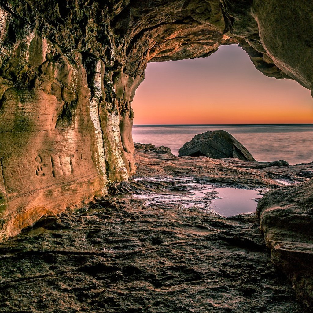 Обои скалы, фото, море, пещера, rocks, photo, sea, cave разрешение 2048x1365 Загрузить