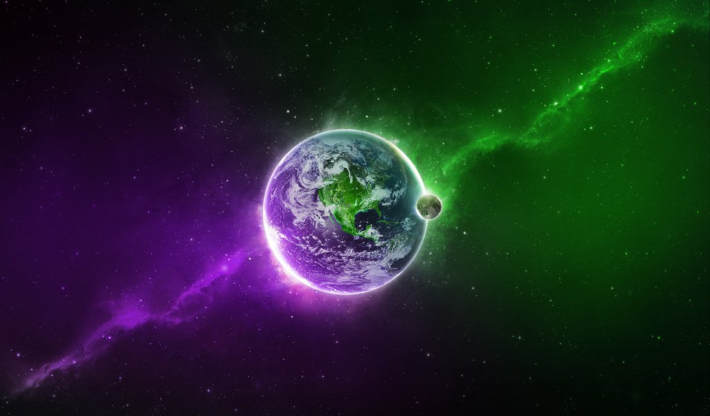 Обои земля, планета, цвет, earth, planet, color разрешение 2560x1600 Загрузить