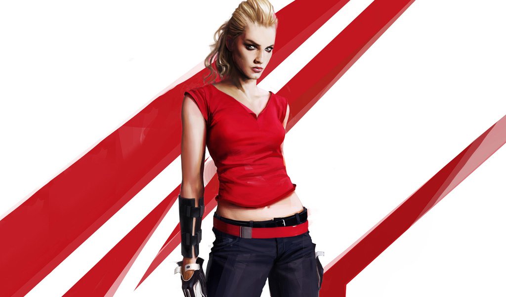 Обои девушка, взгляд, mirror&#39;s edge, селеста, girl, look, celeste разрешение 1920x1200 Загрузить