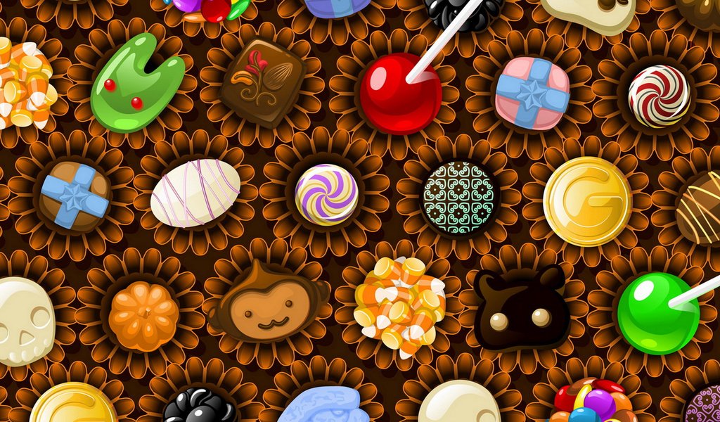 Обои конфеты, шоколад, леденцы, пастила, candy, chocolate, lollipops разрешение 1920x1200 Загрузить