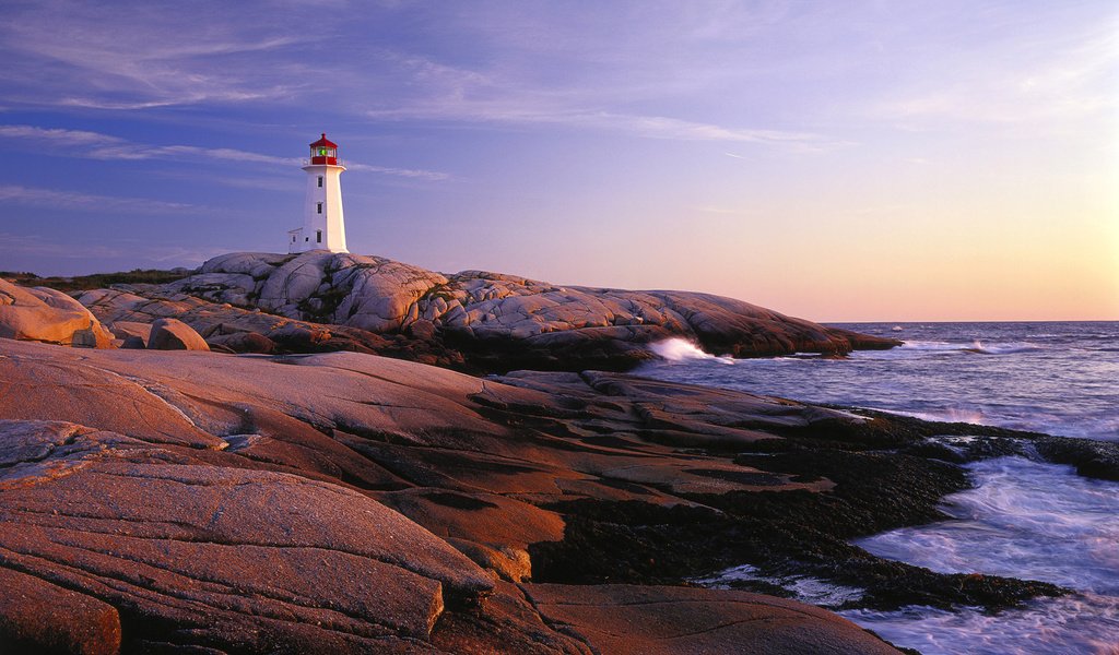 Обои море, маяк, канада, sea, lighthouse, canada разрешение 1920x1200 Загрузить