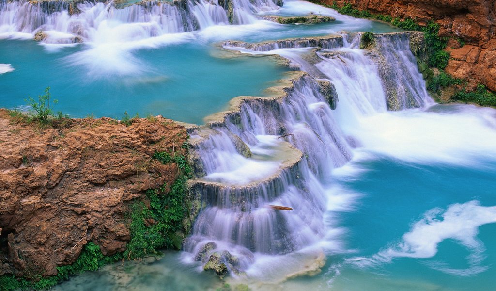 Обои вода, река, камни, водопад, water, river, stones, waterfall разрешение 1920x1080 Загрузить