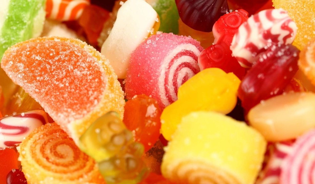 Обои разноцветные, конфеты, сладости, мармелад, colorful, candy, sweets, marmalade разрешение 1920x1200 Загрузить
