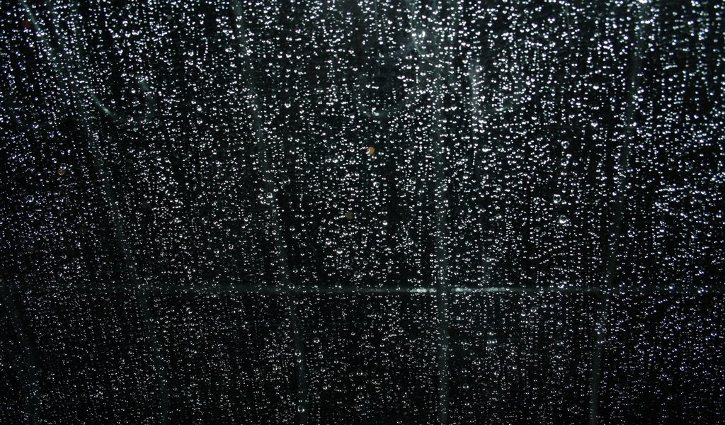 Обои ночь, вода, капли, дождь, окно, стекло, night, water, drops, rain, window, glass разрешение 2560x1600 Загрузить