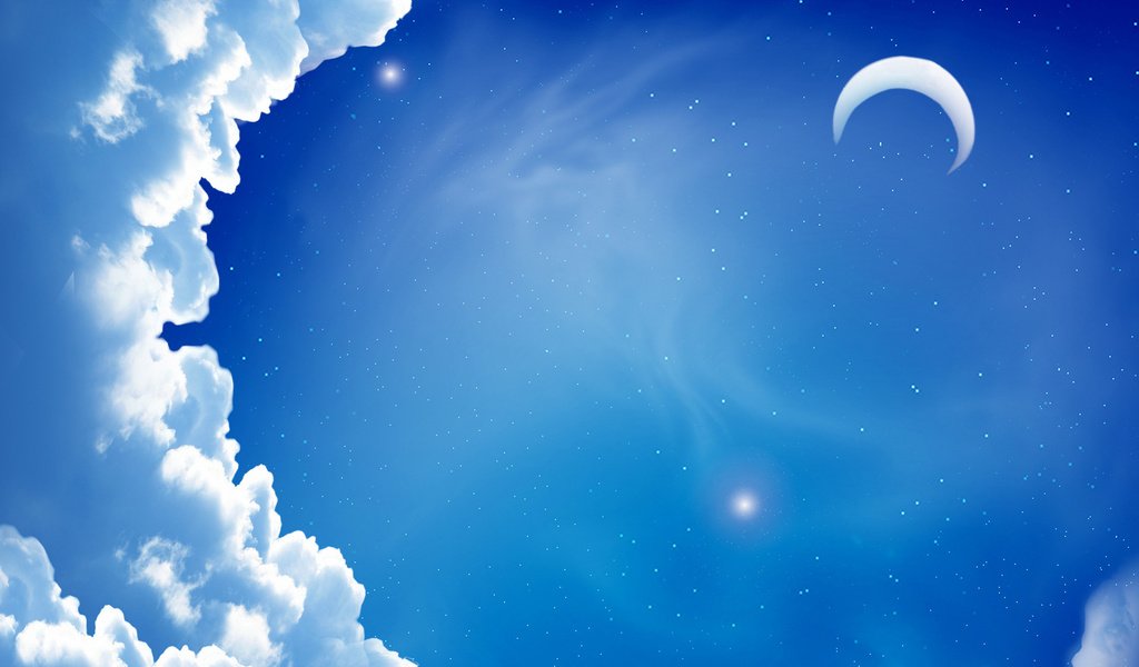 Обои luna, nebo, noch, oblako, minimalizm, mesyac, zve, обьлака, oblaka разрешение 1920x1200 Загрузить