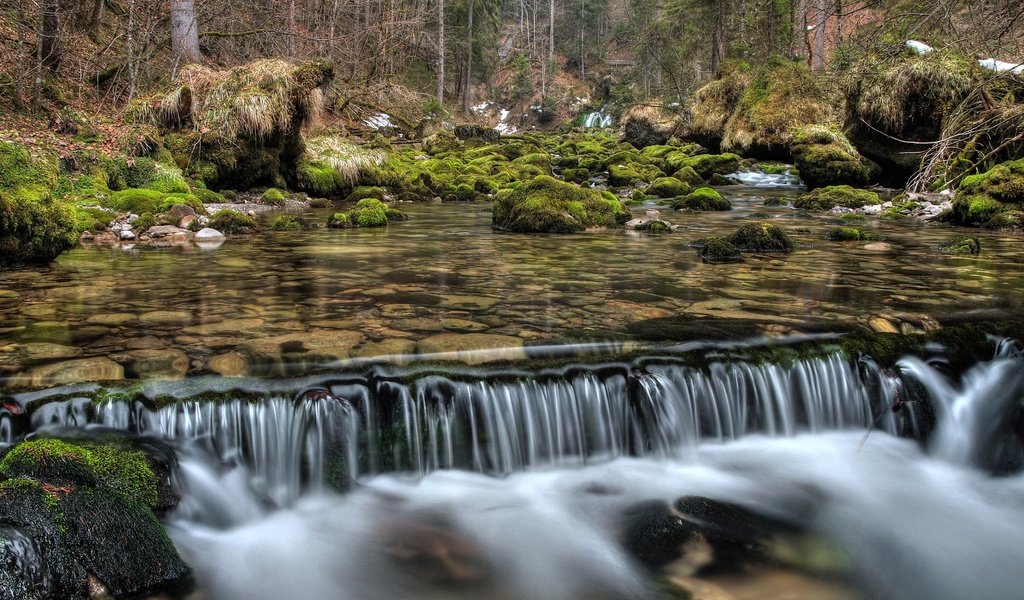 Обои вода, река, природа, водопад, поток, валуны, water, river, nature, waterfall, stream, boulders разрешение 3072x2048 Загрузить