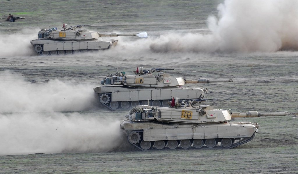Обои танк, сша, военная техника, abrams m1a1, tank, usa, military equipment разрешение 2560x1600 Загрузить