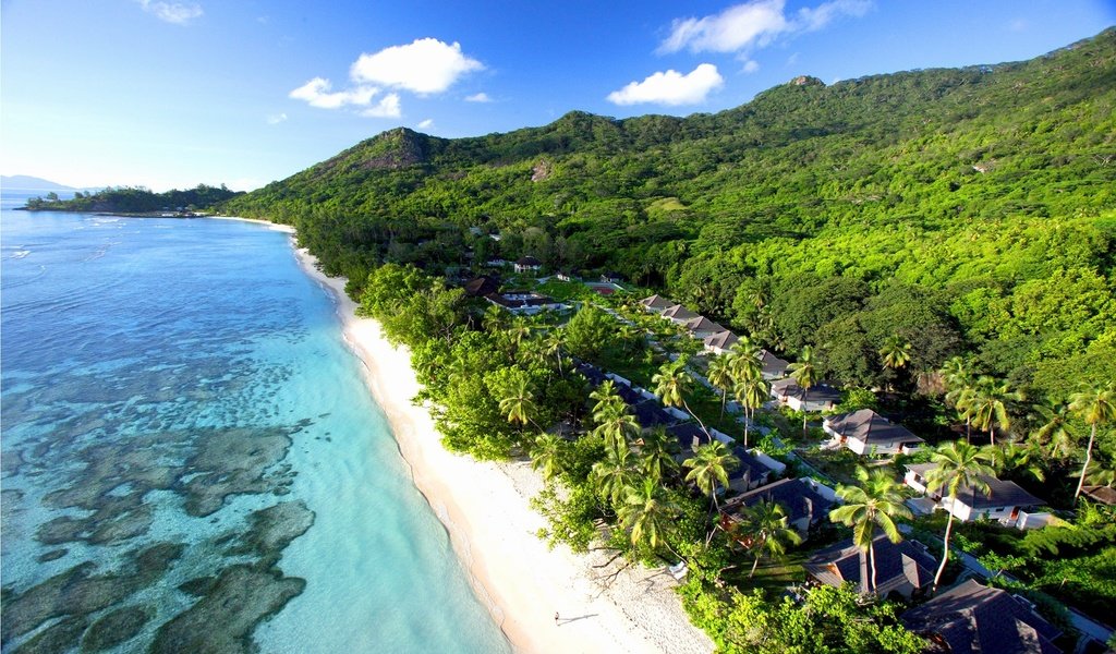 Обои природа, хилтон, пляж, океан, красиво, тропики, отель, сейшелы, сейшельские острова, hilton seychelles labriz resort and spa, nature, hilton, beach, the ocean, beautiful, tropics, the hotel, seychelles разрешение 2560x1600 Загрузить