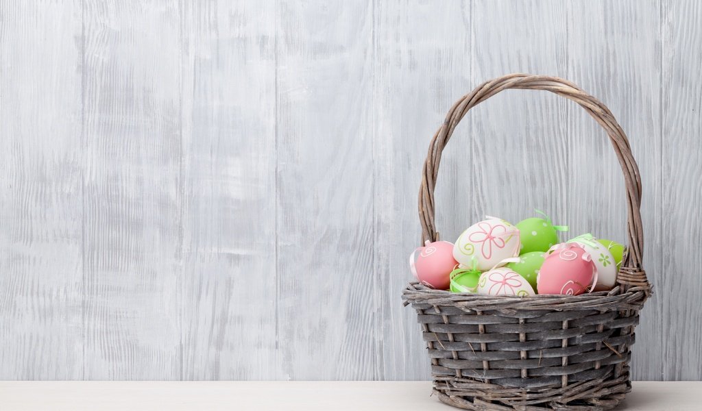 Обои корзина, пасха, яйца крашеные, basket, easter, the painted eggs разрешение 5573x3688 Загрузить