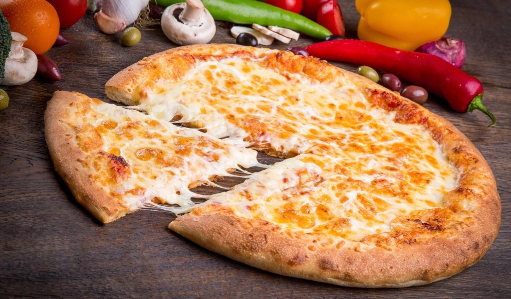 Обои грибы, сыр, овощи, пицца, mushrooms, cheese, vegetables, pizza разрешение 3000x2000 Загрузить