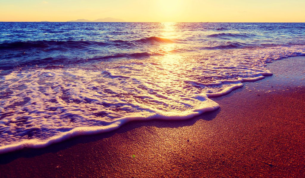 Обои закат, пейзаж, море, пляж, sunset, landscape, sea, beach разрешение 3840x2400 Загрузить