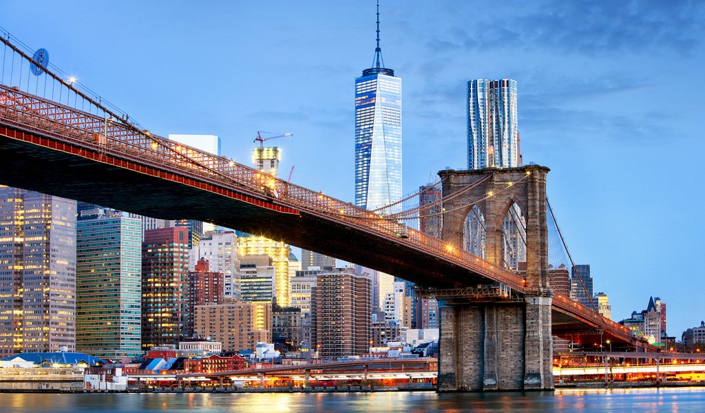 Обои мост, город, мегаполис, сша, нью йорк, бруклин, tomassereda, bridge, the city, megapolis, usa, new york, brooklyn разрешение 3840x2400 Загрузить