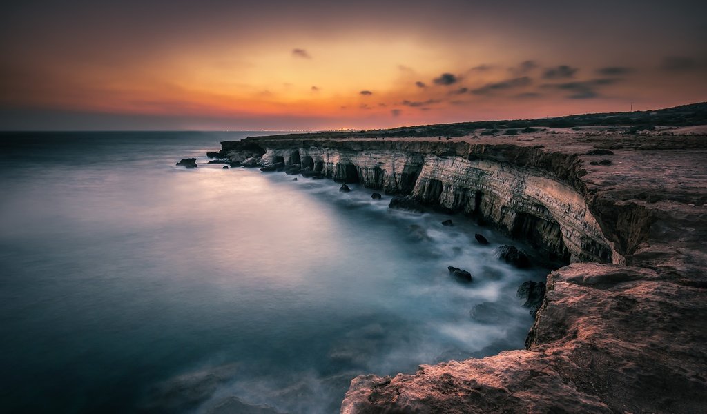 Обои море, кипр, caves ayia napa, sea, cyprus разрешение 2048x1298 Загрузить