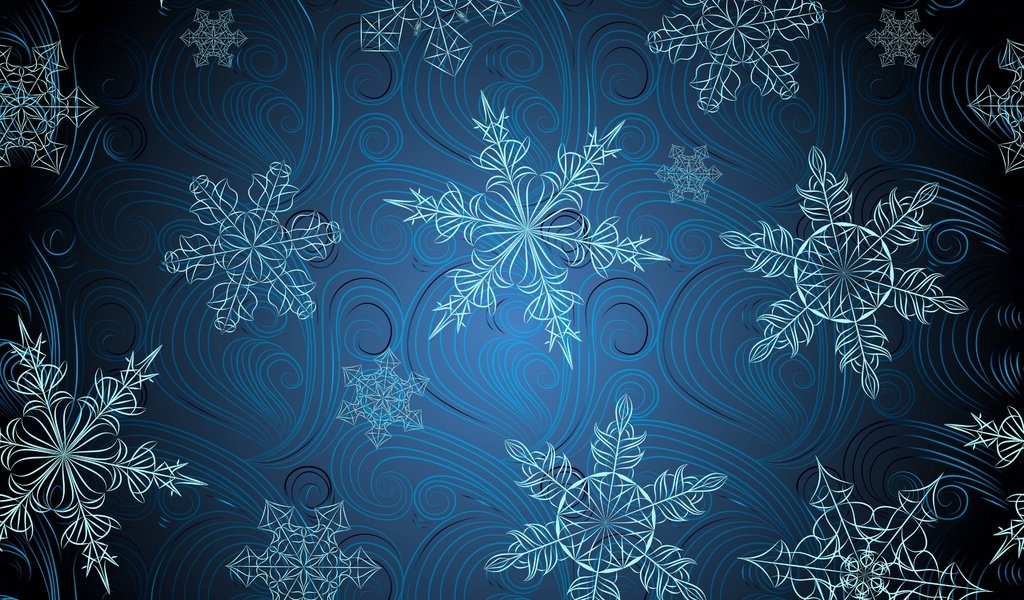 Обои текстура, снежинки, фон, узор, texture, snowflakes, background, pattern разрешение 3840x2400 Загрузить