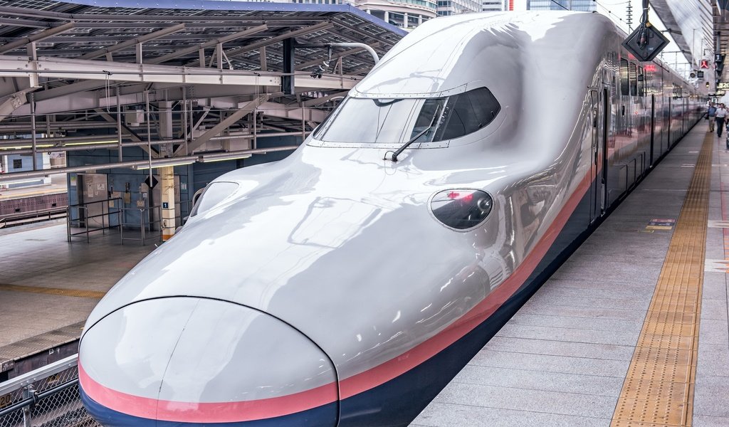 Обои япония, электропоезд, e4 series shinkansen, japan, train разрешение 2048x1329 Загрузить