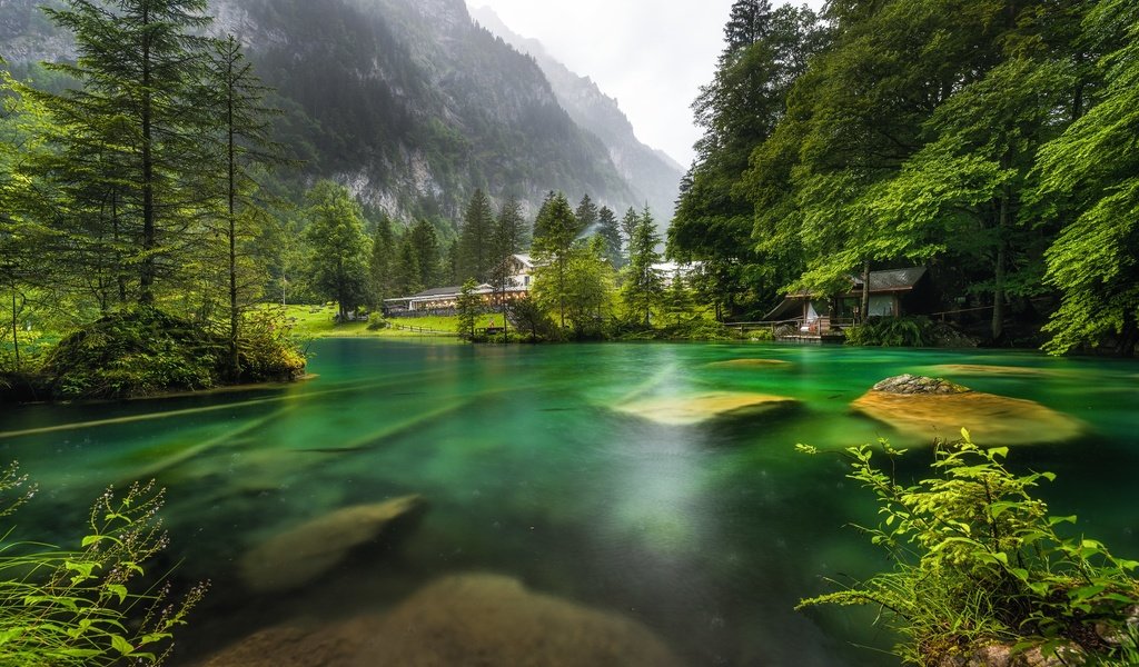 Обои озеро, горы, природа, лес, швейцария, lake, mountains, nature, forest, switzerland разрешение 2048x1363 Загрузить