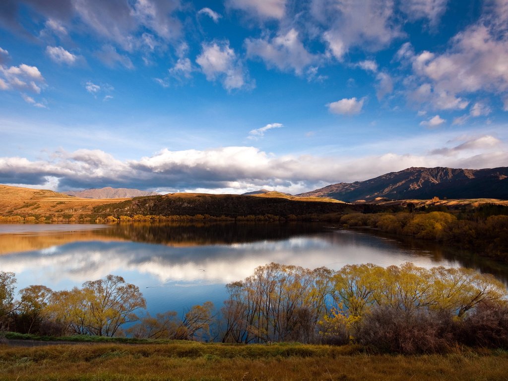 Обои озеро, новая зеландия, lake hayes, lake, new zealand разрешение 2560x1600 Загрузить