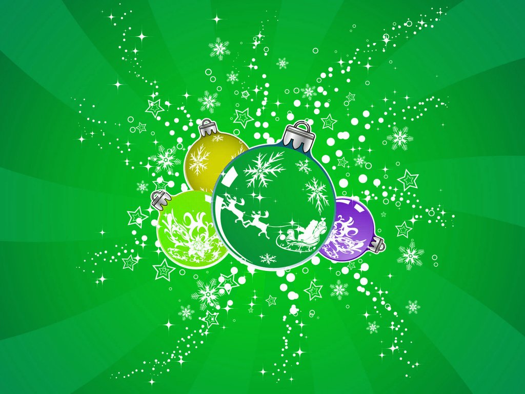 Обои новый год, шары, зелёный, new year, balls, green разрешение 1920x1200 Загрузить
