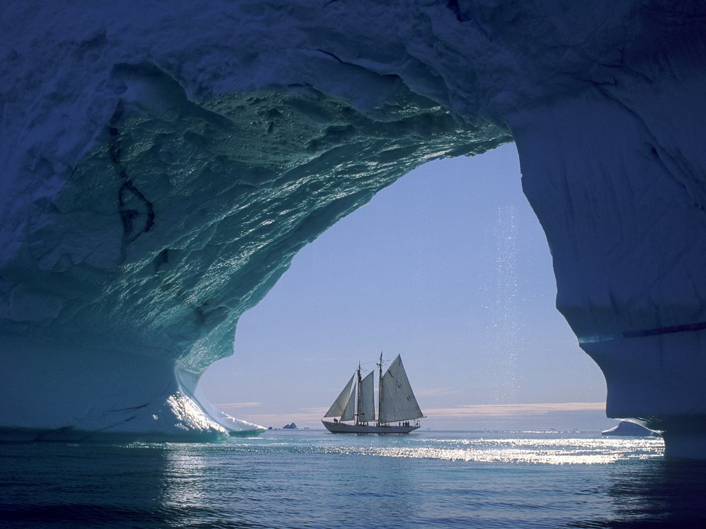 Обои море, корабль, парусник, лёд, sea, ship, sailboat, ice разрешение 4356x2873 Загрузить