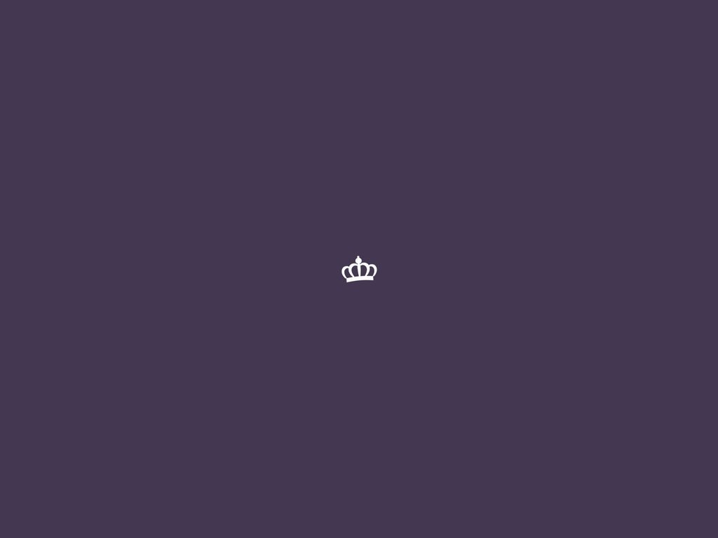 Обои фиолетовый, минимализм, корона, purple, minimalism, crown разрешение 2560x1600 Загрузить