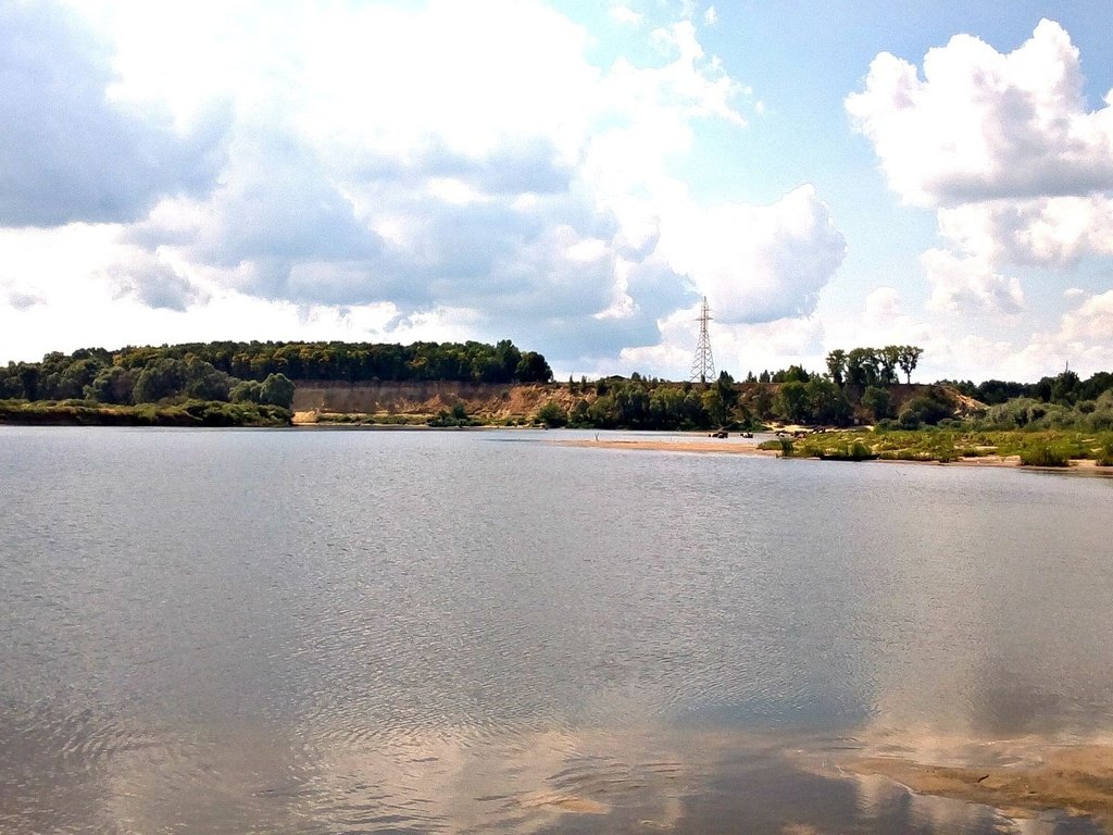 Обои облака, река, лес, clouds, river, forest разрешение 1920x1080 Загрузить