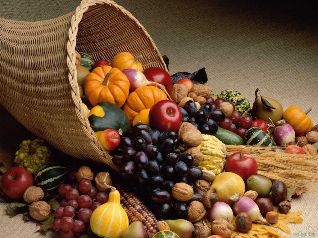 Обои тыква, орехи, груши, виноград, грецкие, фрукты, редис, яблоки, осень, урожай, овощи, рог изобилия, pumpkin, nuts, pear, grapes, walnut, fruit, radishes, apples, autumn, harvest, vegetables, cornucopia разрешение 1920x1440 Загрузить
