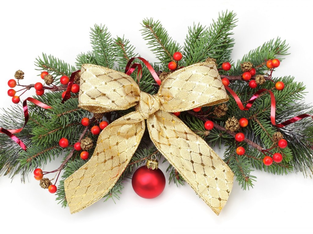 Обои новый год, рождество, венок, бант, new year, christmas, wreath, bow разрешение 2880x1800 Загрузить