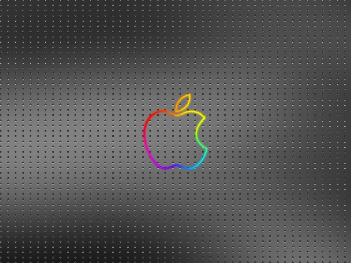 Обои металл, фон, логотип, точки, эппл, metal, background, logo, point, apple разрешение 1920x1200 Загрузить
