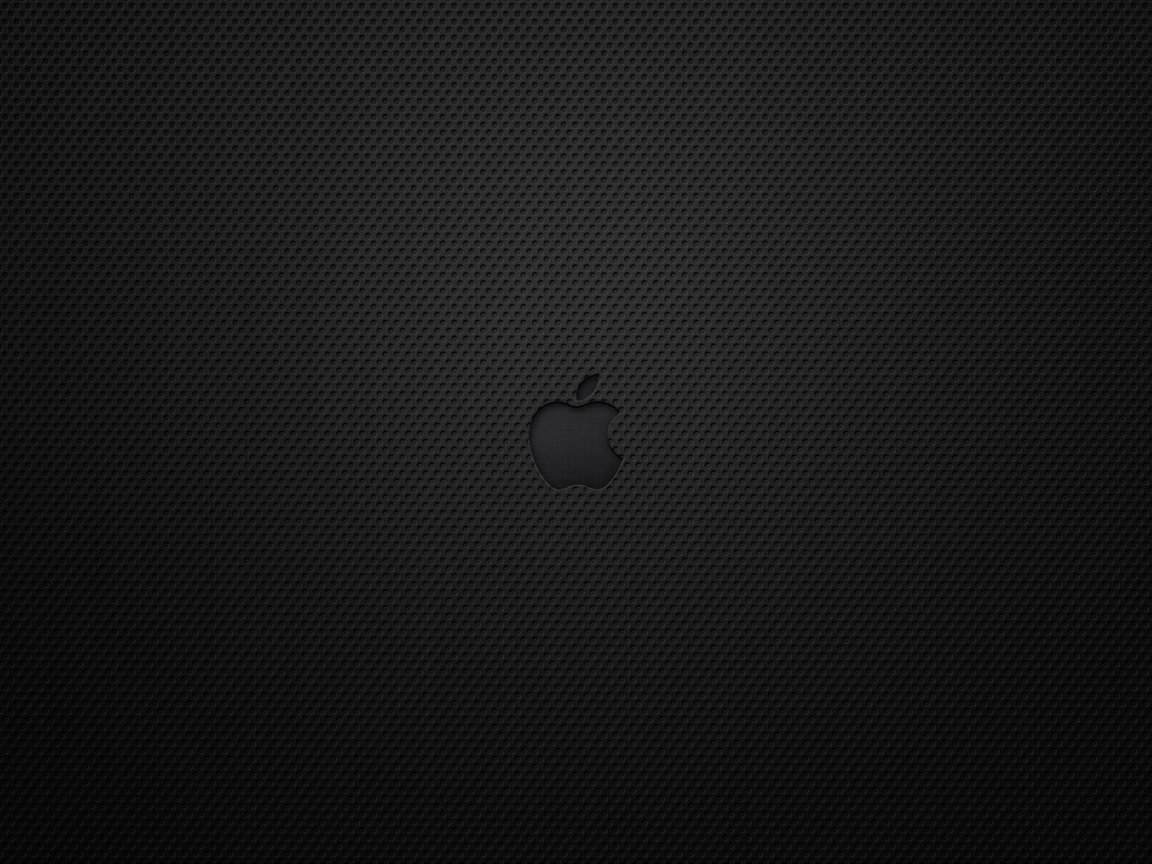 Обои черный, серый, эппл, black, grey, apple разрешение 1920x1200 Загрузить