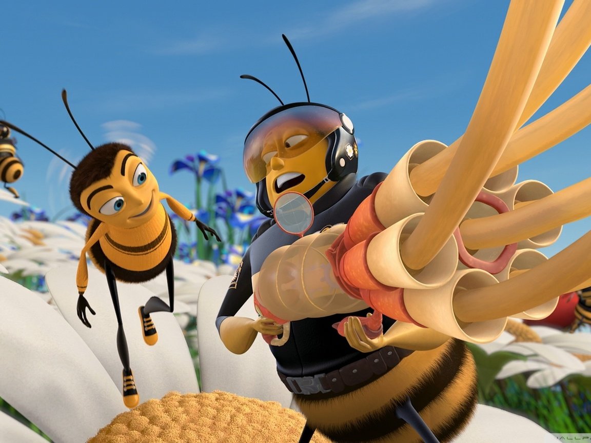 Обои пчела, би муви, би муви: медовый заговор, bee, bee movie, bee movie: honey conspiracy разрешение 1920x1080 Загрузить