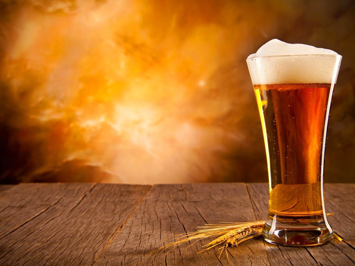 Обои напиток, колосья, стакан, пиво, слабоалкогольный, drink, ears, glass, beer, soft разрешение 1920x1200 Загрузить